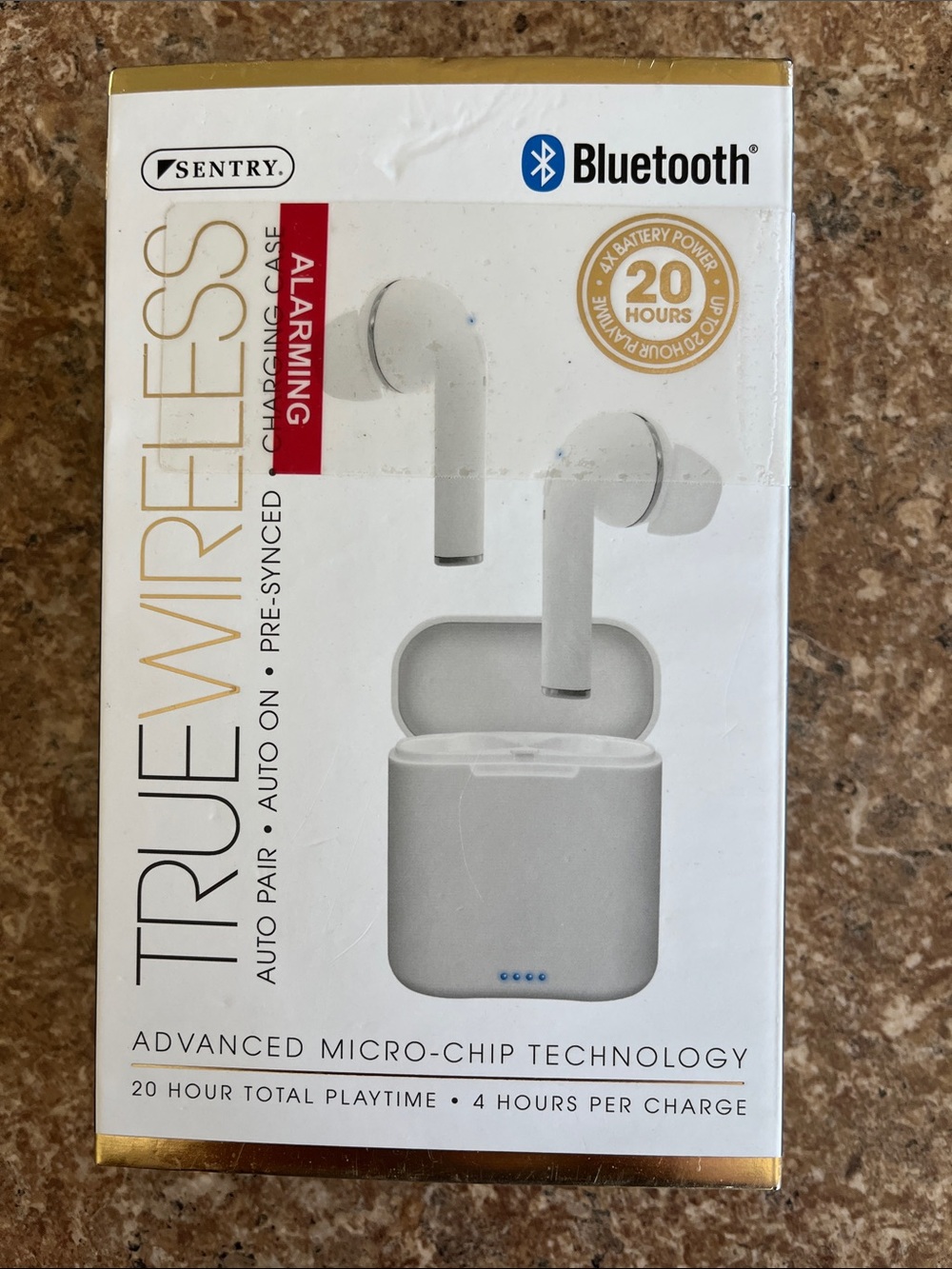 TrueWireless Bluetooth Earbuds — White